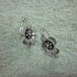 Thai Hill Tribe Earrings Fine Silver Vintage Flower Petunia Pedals CS194605