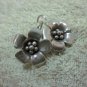 Thai Hill Tribe Earrings Fine Silver Vintage Flower Petunia Pedals CS194605