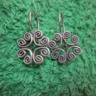 Thai Hill Tribe Earrings Fine Silver Fashions Dangle Mandara Celtic CS612593111