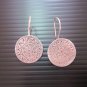 Thai Hill Tribe Earrings Fine Silver Dangle Tribal SUN Round CS9125942