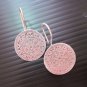 Thai Hill Tribe Earrings Fine Silver Dangle Tribal SUN Round CS9125942