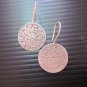 Thai Hill Tribe Earrings Fine Silver Dangle Tribal SUN Round CS9125942