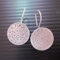 Thai Hill Tribe Earrings Fine Silver Dangle Tribal SUN Round CS9125942