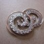 Thai Hill Tribe Earrings Fine Silver Dangle Rough Spiral Round CS26125941