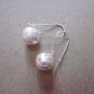 Fine Silver Earrings Karen Vintage Fashions Dangle Plain Hooks Balls CS151259411