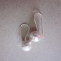 Fine Silver Earrings Karen Vintage Fashions Dangle Plain Hooks Balls CS151259411