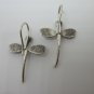 Thai Hill Tribe Earrings Fine Silver Handmade Vintage Dragonfly shape E107