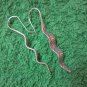 Thai Hill Tribe Earrings Fine Silver Dangle long leaves Grass CS712595