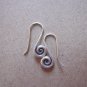Thai Hill Tribe Earrings Fine Silver Dangle Cute Spiral stick CS211259401