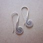 Thai Hill Tribe Earrings Fine Silver Dangle Spiral Dots Stamp CS211259402