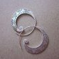 Fine Silver Earrings Karen Vintage Fashions Dangle Spiral Bali Style CS211259403