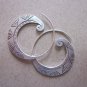Fine Silver Earrings Karen Vintage Fashions Dangle Spiral Bali Style CS211259403