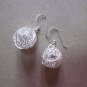 Thai Hill Tribe Earrings Fine Silver Dangle Weave Balls Hooks CS916052