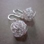 Thai Hill Tribe Earrings Fine Silver Dangle Weave Balls Hooks CS916052