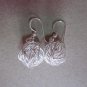 Thai Hill Tribe Earrings Fine Silver Dangle Weave Balls Hooks CS916052