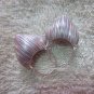 Thai Hill Tribe Earrings Fine Silver Dangle Scratch Hearts CS1716051