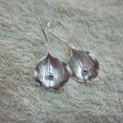 Thai Hill Tribe Earrings Fine Silver Flower Hook Flora Elegant CS103601