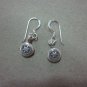 Thai Hill Tribe Earrings Fine Silver Hooks Vintage Cute small circle CS253603