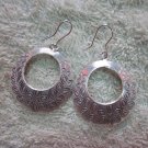 Thai Hill Tribe Earrings Fine Silver Hoop Olives Roman Styles CS2416051