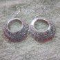 Thai Hill Tribe Earrings Fine Silver Hoop Olives Roman Styles CS2416051
