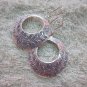 Thai Hill Tribe Earrings Fine Silver Hoop Olives Roman Styles CS2416051