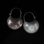 Thai Hill Tribe Earrings Fine Silver Bali Style Huggie E136