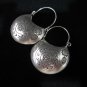 Thai Hill Tribe Earrings Fine Silver Bali Style Huggie E136