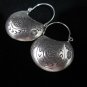 Thai Hill Tribe Earrings Fine Silver Bali Style Huggie E136