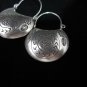 Thai Hill Tribe Earrings Fine Silver Bali Style Huggie E136