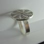 Fine Silver Rings Hill tribe Karen Argento Anello Band Tribal Engrave Wind L39