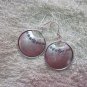 Thai Hill Tribe Earrings Fine Silver Dangle Round Dots Stamp CS1716052