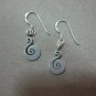 Thai Hill Tribe Earrings Fine Silver Vintage Cute small Spirale CS44601
