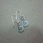 Thai Hill Tribe Earrings Fine Silver Vintage Cute small Spirale CS44601