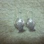 Thai Hill Tribe Earrings Fine Silver Vintage Small Fish Dangle CS214601