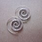 Fine Silver Earrings Karen Vintage Fashions Dangle Twisted Spirals CS15125941222