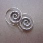 Fine Silver Earrings Karen Vintage Fashions Dangle Twisted Spirals CS15125941222