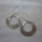 Thai Hill Tribe Earrings Fine Silver Tribal Bali Style S Spiral Roll Swirl BOHO