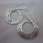 Thai Hill Tribe Earrings Fine Silver Tribal Bali Style S Spiral Roll Swirl BOHO