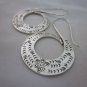 Thai Hill Tribe Earrings Fine Silver Tribal Bali Style S Spiral Roll Swirl BOHO