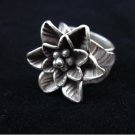 Fine Silver Rings THAI HANDMADE KAREN HILL TRIBE Flower Blooming Nature Style