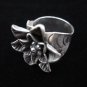 Fine Silver Rings THAI HANDMADE KAREN HILL TRIBE Flower Blooming Nature Style