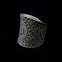 Fine Silver Rings Fashion Jewelry Ethno Argento Anello Spiral center Band Tribal