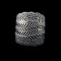 Fine Silver Rings Fashion Jewelry Ethno Argento Anello Olive Engrave Band olijf