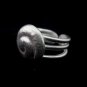 Fine Silver Rings Fashion Jewelry Ethno Argento Anello Spiral Shell snail Top