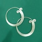 Thai Hill Tribe Earrings Fine Silver BOHO Rolle Ohrringe ETHNIC Orecchini