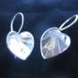 Thai Hill Tribe Earrings Fine Silver Dangle Poh Leaf by Leelaveera