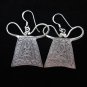 Thai Hill Tribe Earrings Fine Silver Heart Locked old traditional faithful