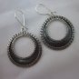Thai Hill Tribe Earrings Fine Silver Tribal BOHO Trendy Gypsy Round