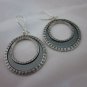 Thai Hill Tribe Earrings Fine Silver Tribal BOHO Trendy Gypsy Round