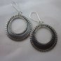 Thai Hill Tribe Earrings Fine Silver Tribal BOHO Trendy Gypsy Round